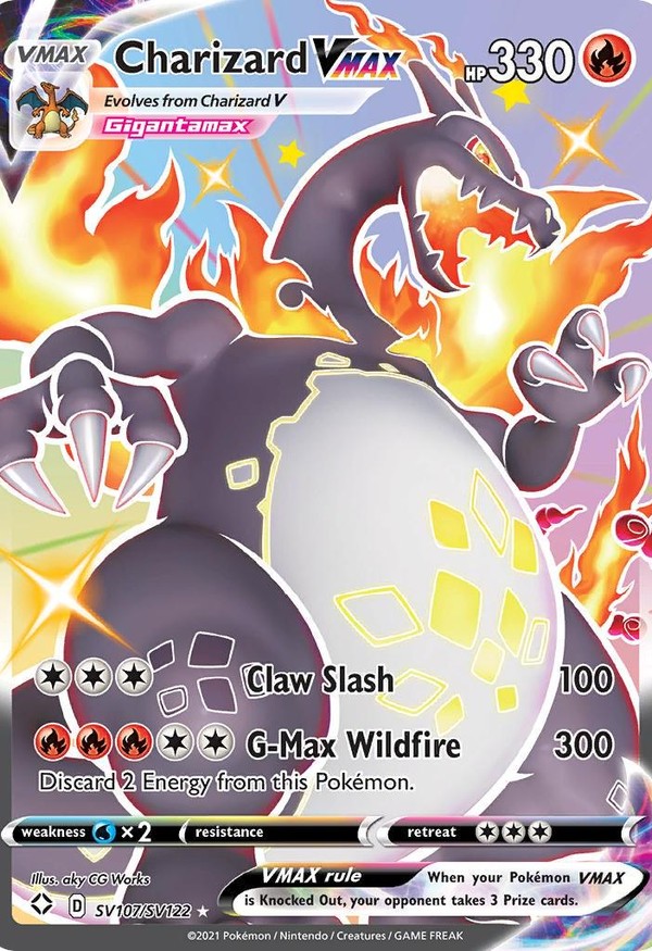 Charizard VMAX SV107, Shining Fates