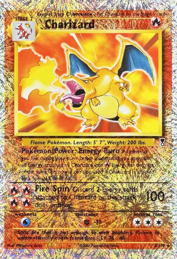 Charizard 3, Reverse Holo