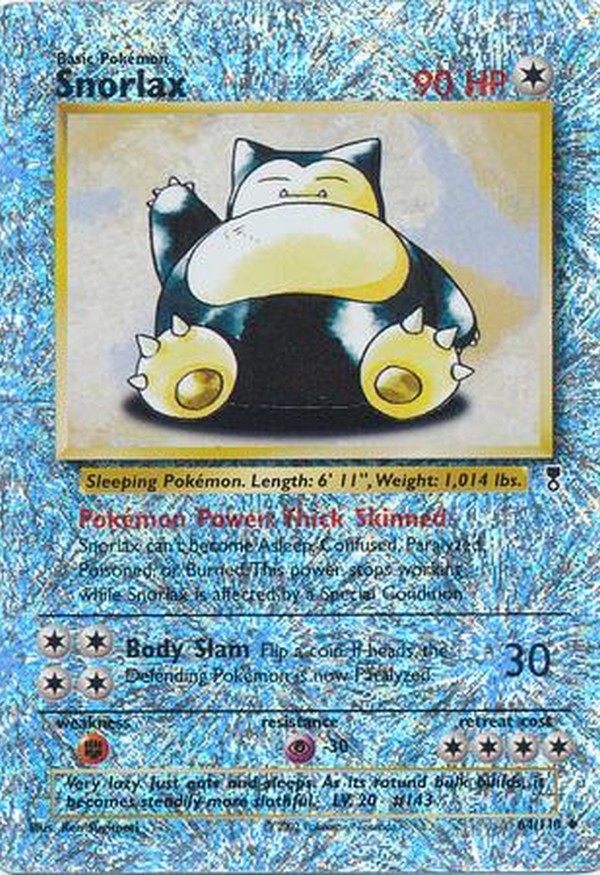 Snorlax 64, Reverse Holo