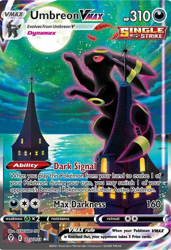 Umbreon VMAX 215, Evolving Skies