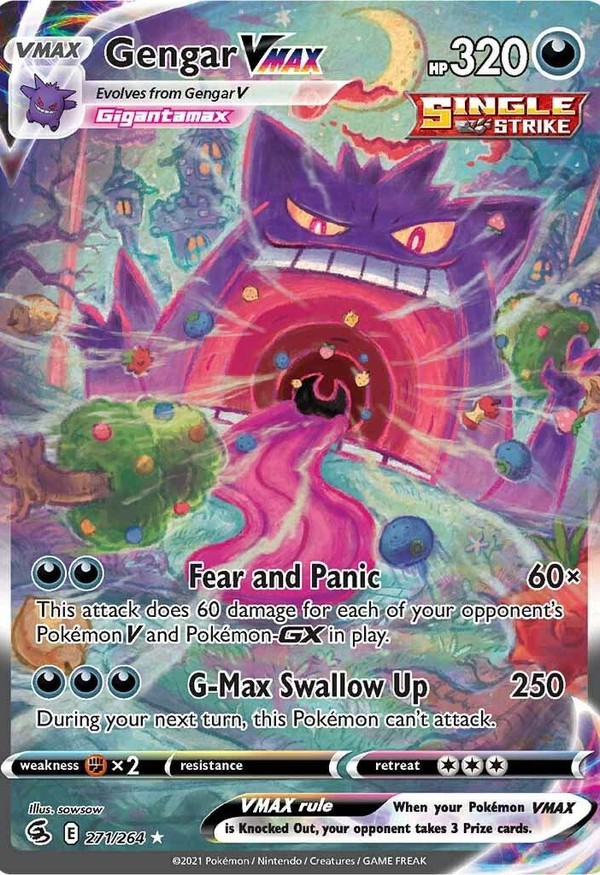 Gengar VMAX 271, Fusion Strike