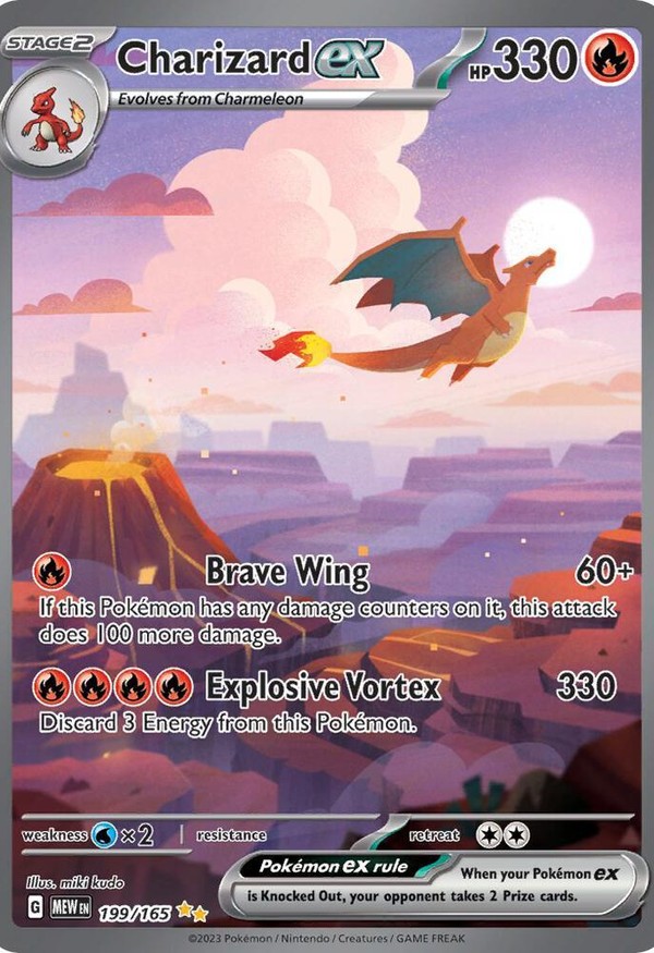 Charizard ex 199, Scarlet & Violet 151